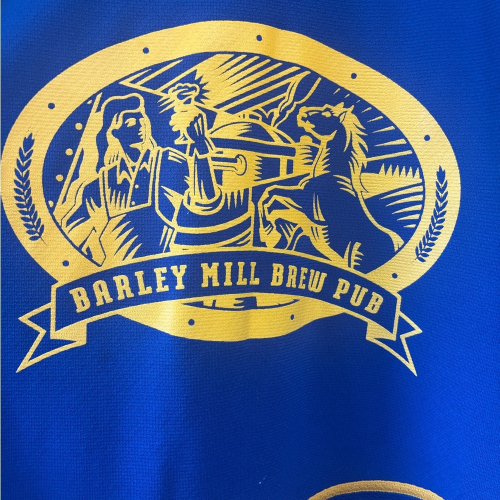 Blue and Red Jersey with Yellow Accents - Picture 2 of 4